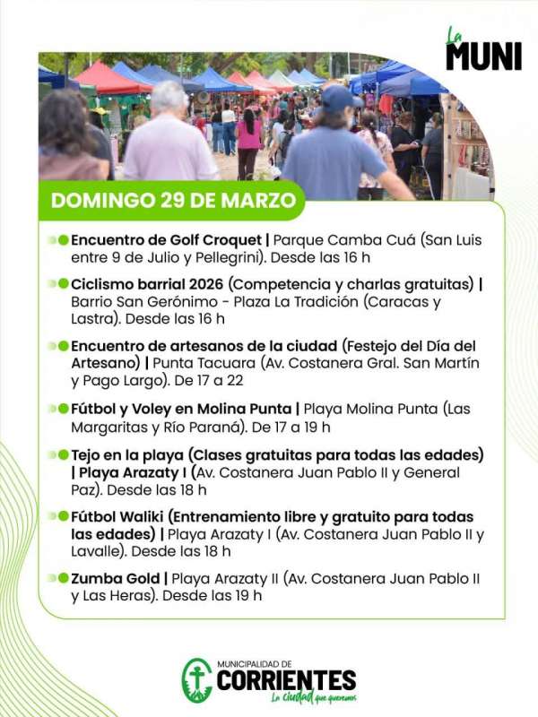 ¡El finde está lleno de actividades gratuitas!